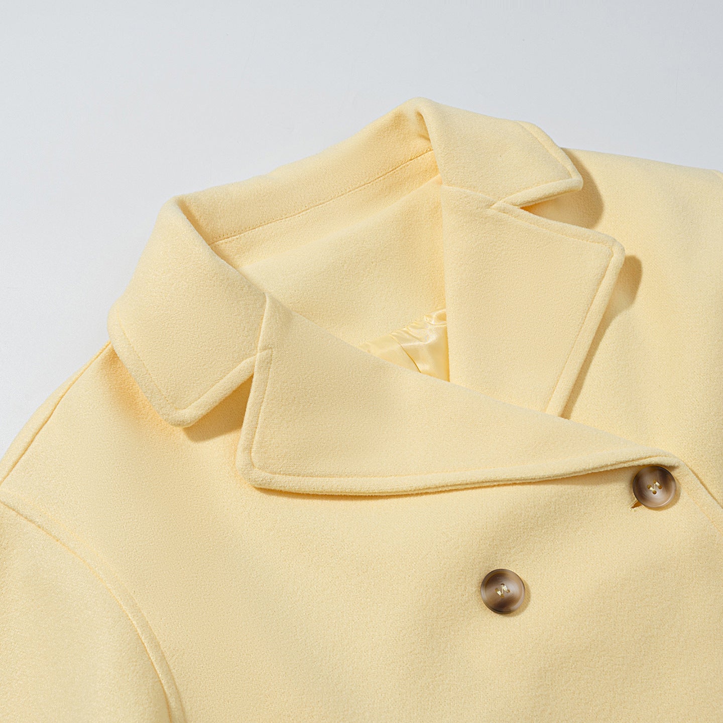 Regalia Double-Breasted Wool Coat