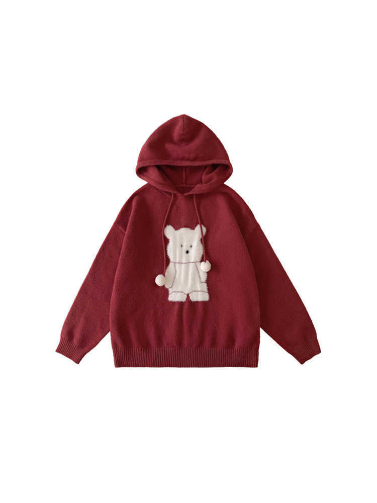 CuddleBear Knit Hoodie