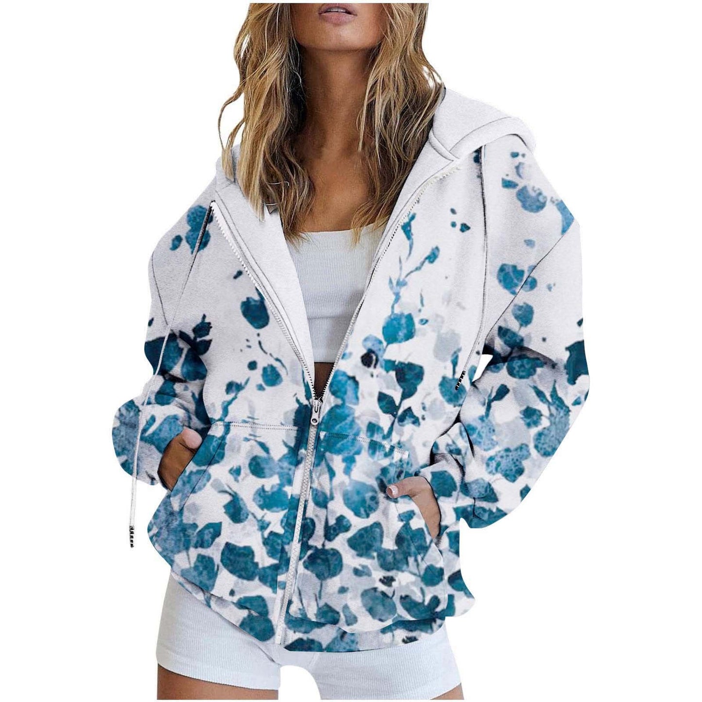 CityPrint Zip Sweater
