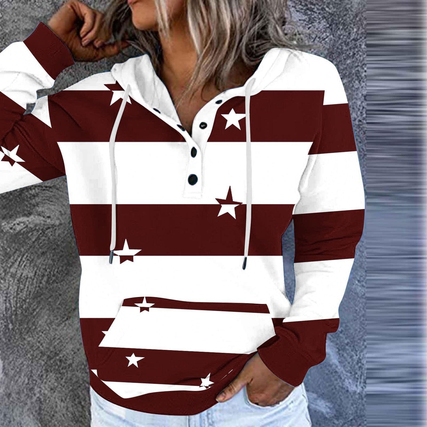 GoldenLeaf Button Sweater