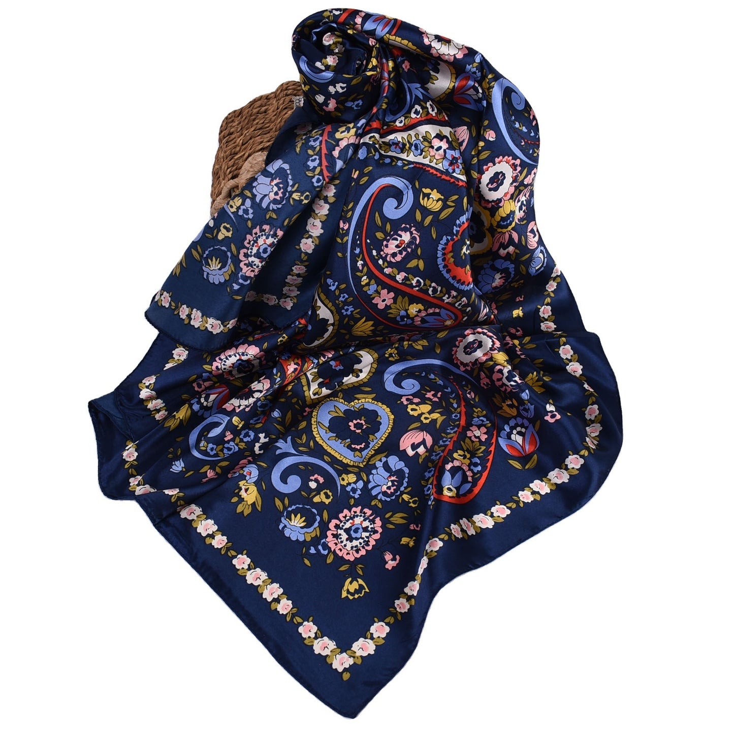 Cashew Printed Silk Scarf Xinjiang Large Kerchief