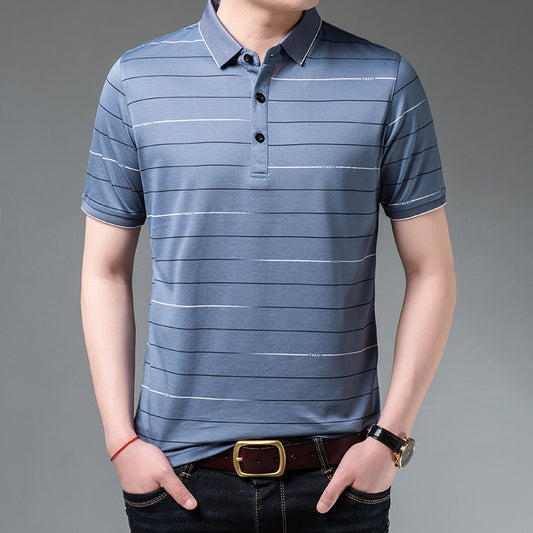 Solid color silk summer dress