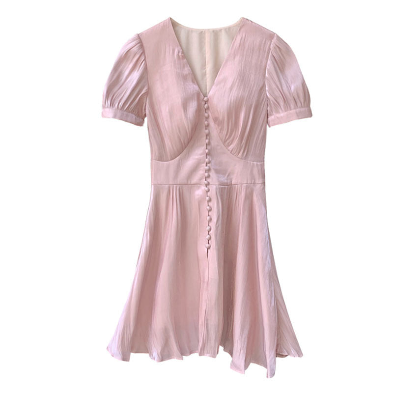 Silk satin dress