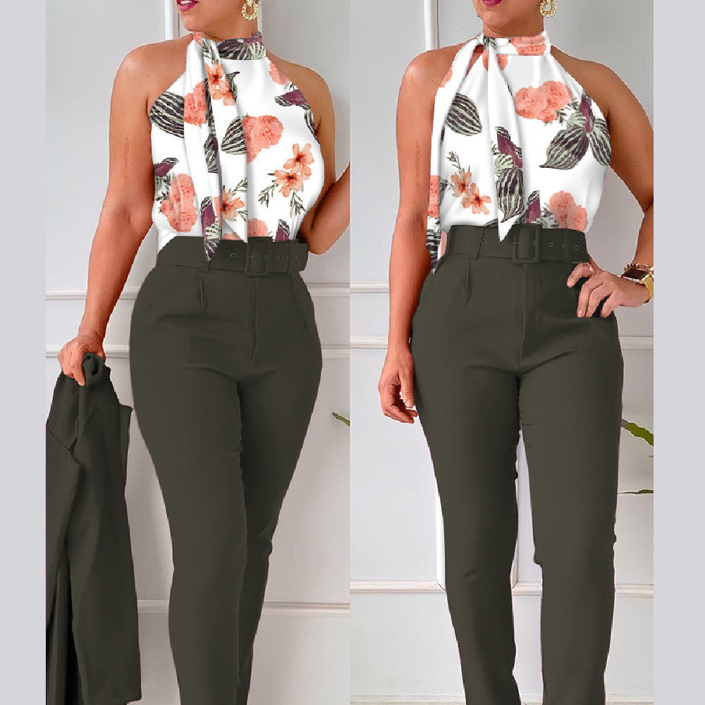 Blossom Reign Vest Ensemble