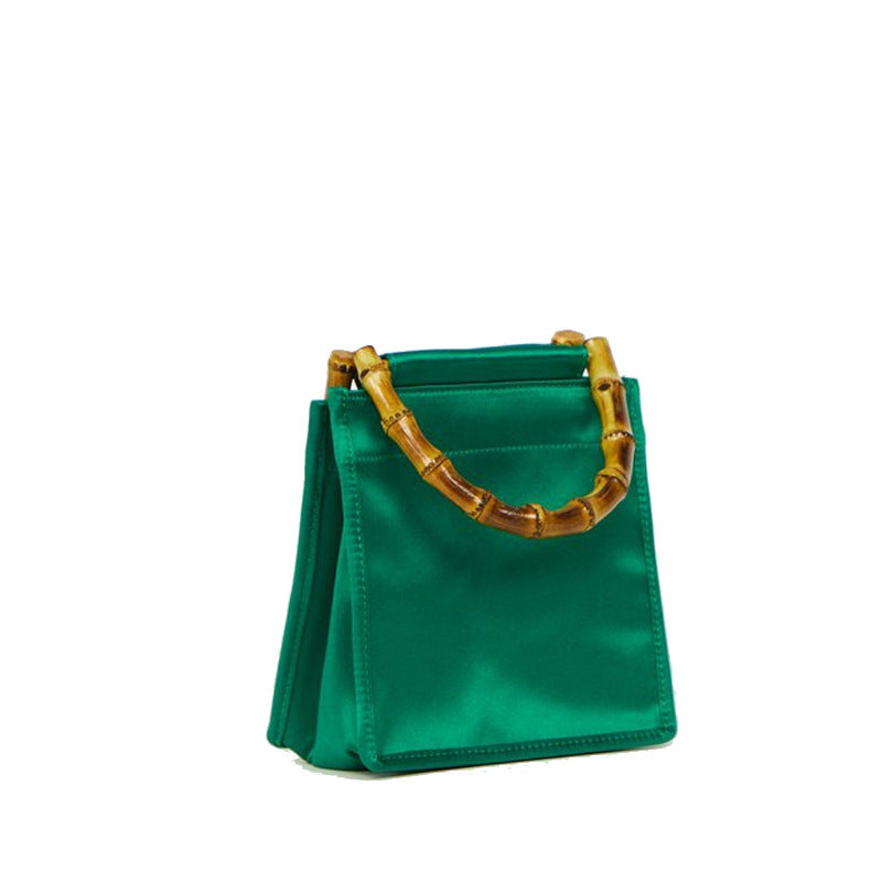Fashionable Niche Silk Thick Bamboo Hand Bag