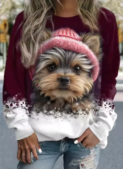 SpringWhimsy 3D Animal Print Sweater