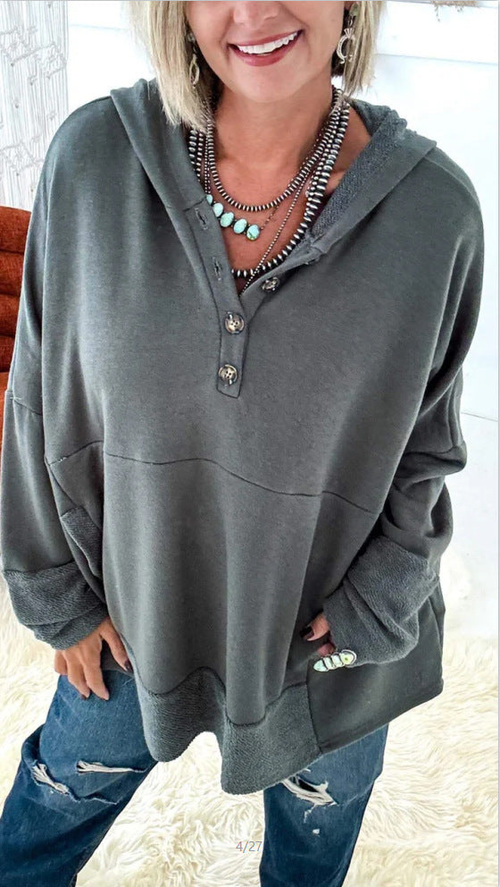 EaseHood Loose Sweater