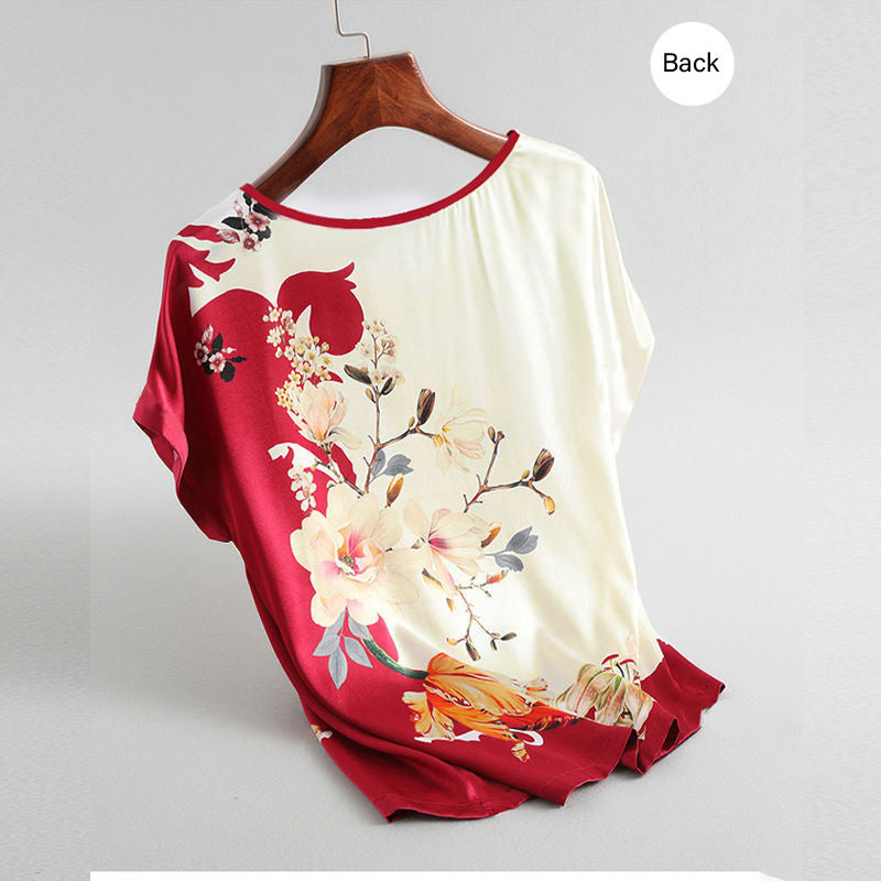 Women's ice silk short sleeve
