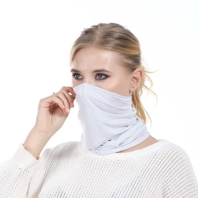 Cycling ice silk magic turban mask