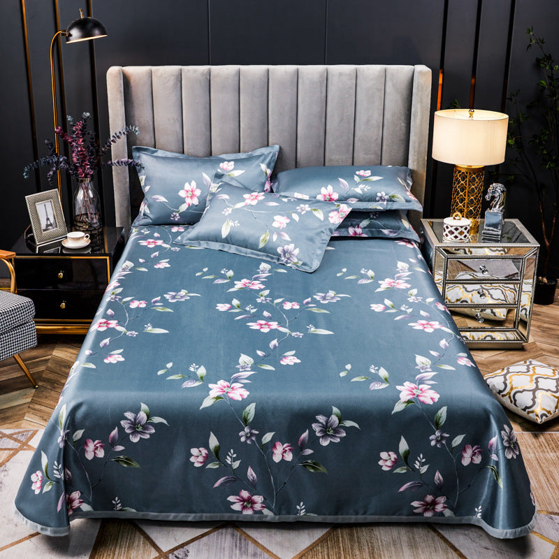 Machine Washable Three-piece Ice Silk Mat