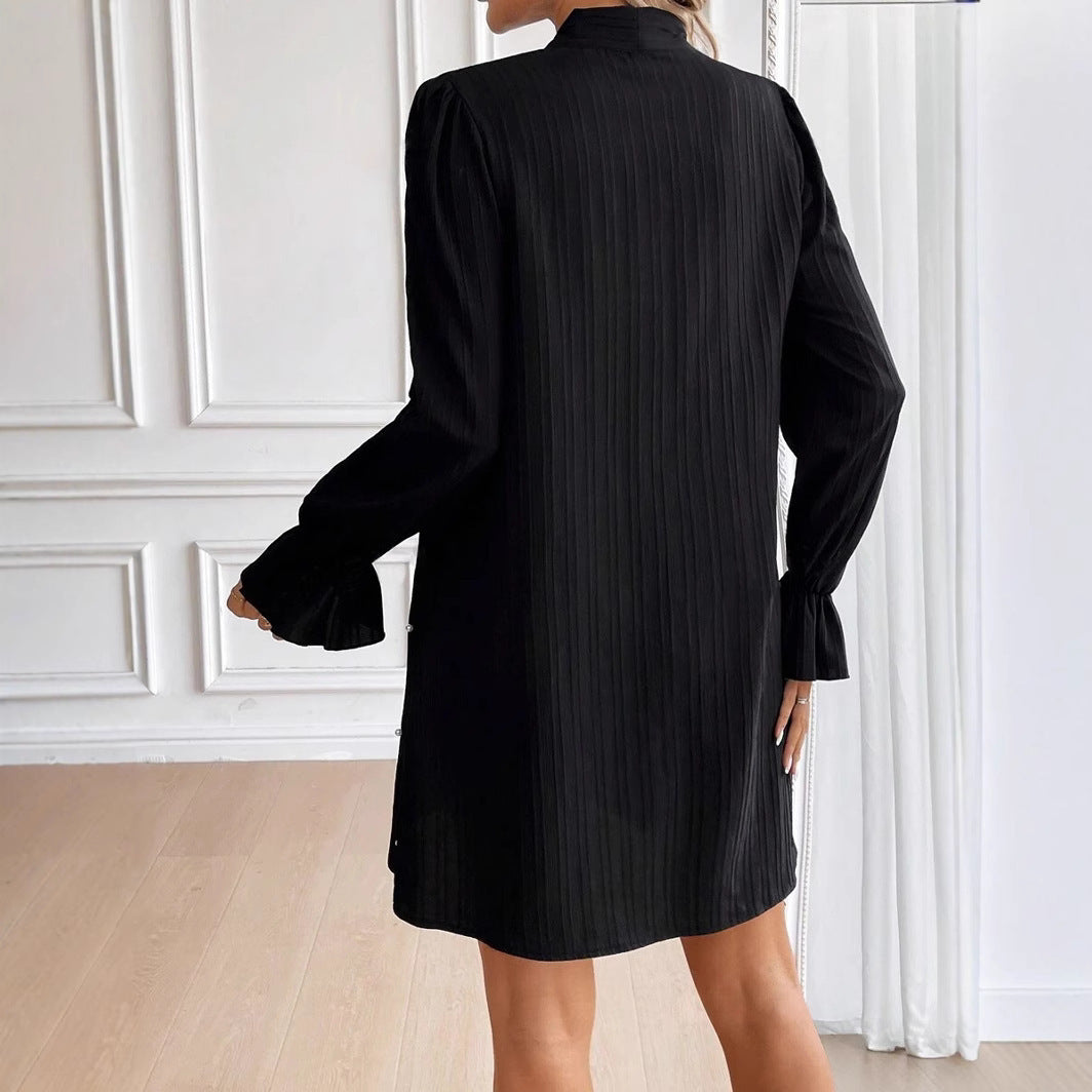 The Amelisse Pearl-Tie Dress