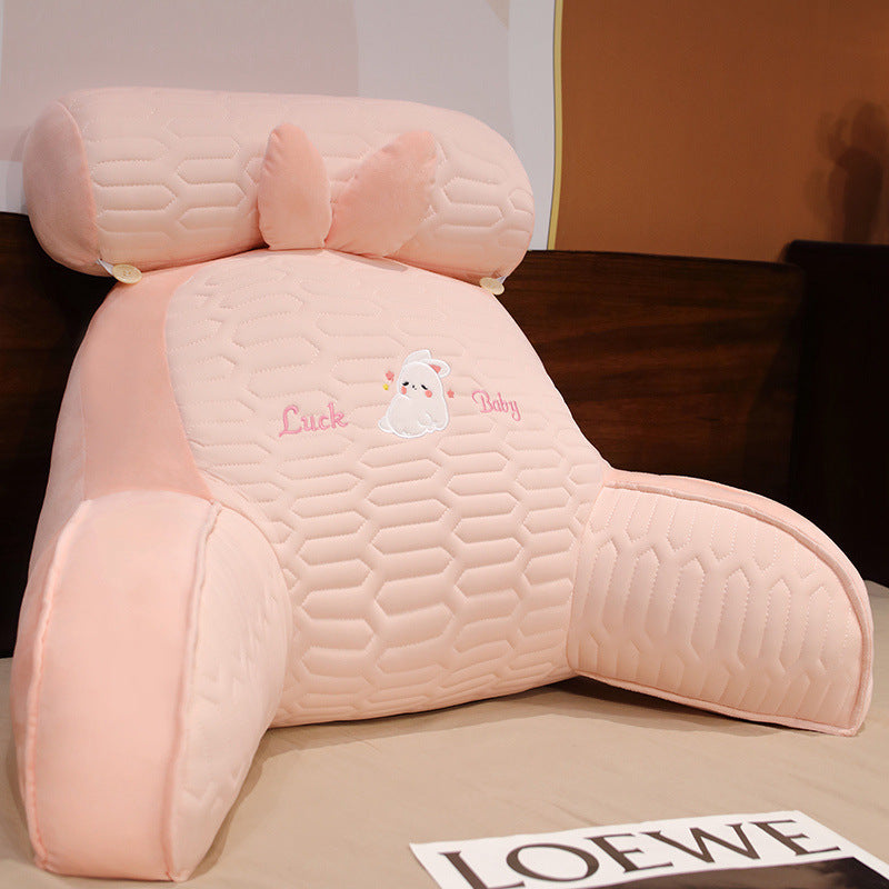 Bed Latex Ice Silk Bedside Cushion