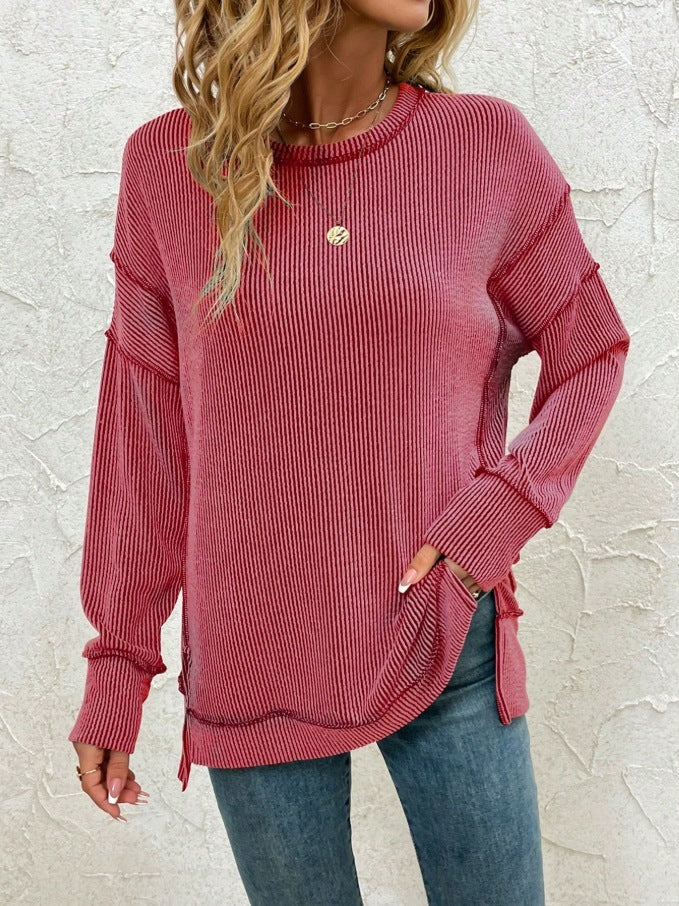 TwistEase Split Hem Sweater