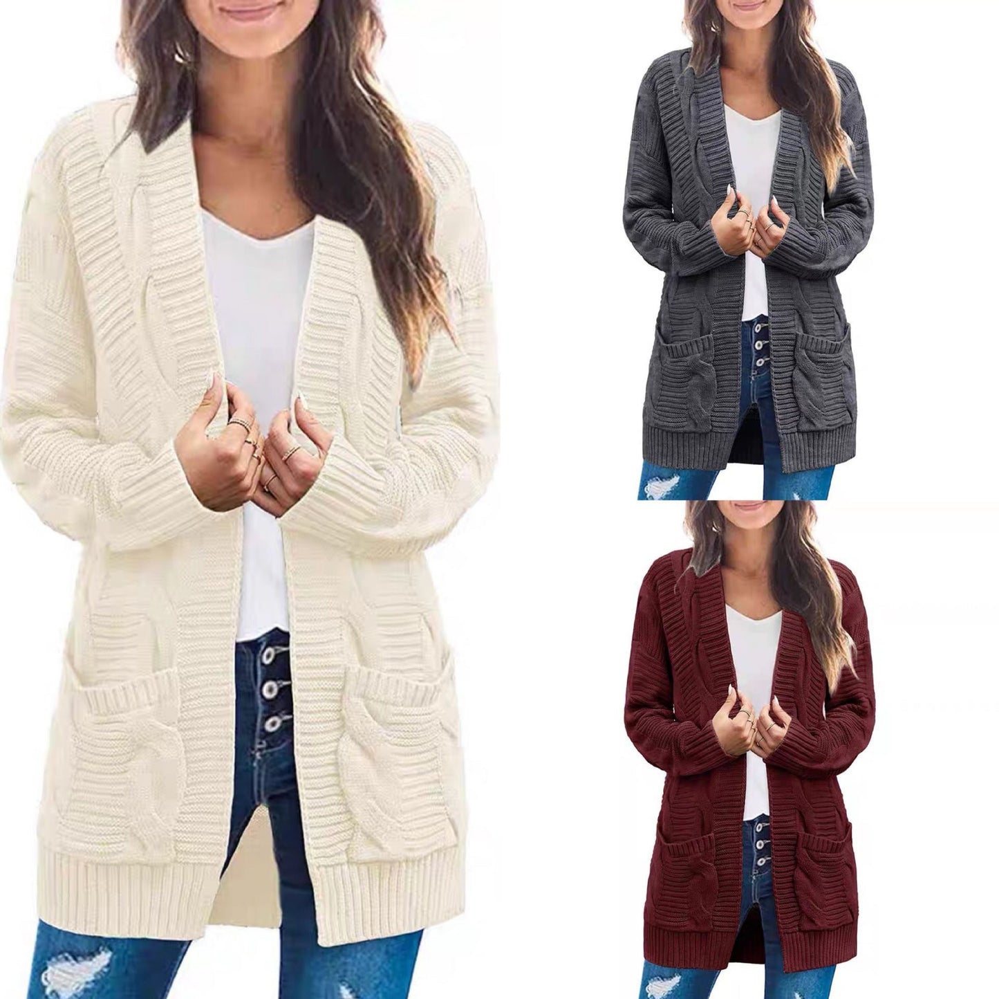 Brayla Twist Knit Coat