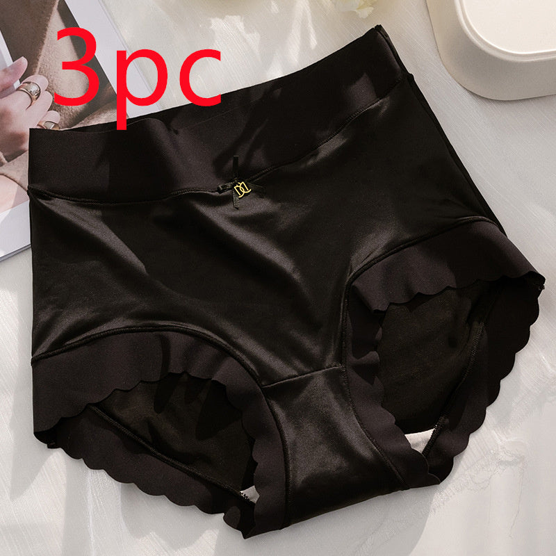 Satin Seamless Ice Silk Underwear