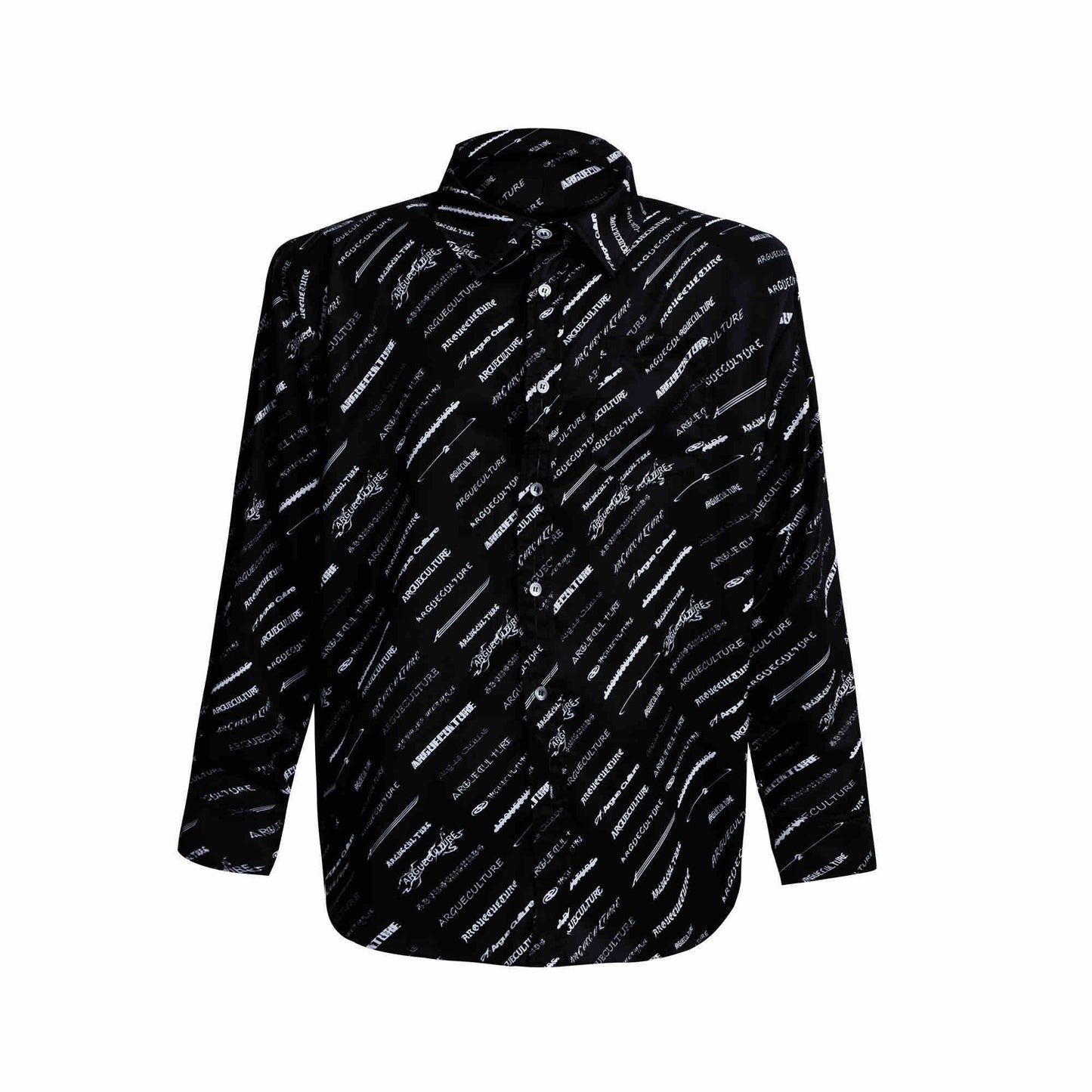 Niche Silk Ice Silk Padded Shoulder Long-sleeved Shirt Home Wear