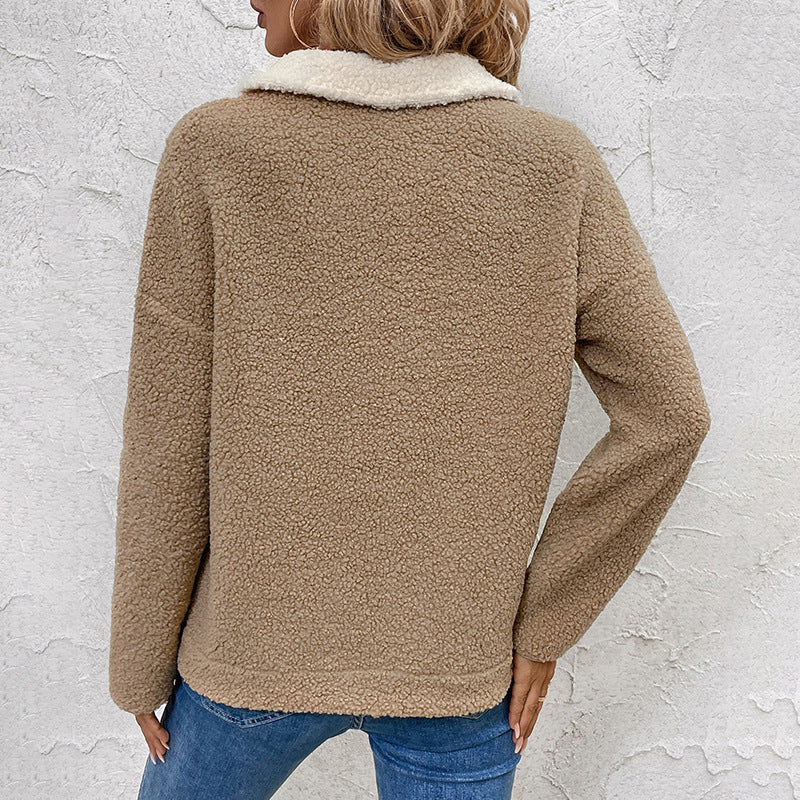 VeluBlend Stand Collar Sweater