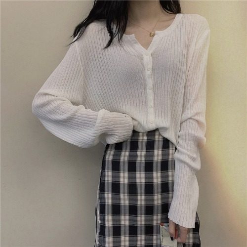 Ice silk thin long sleeve shirt