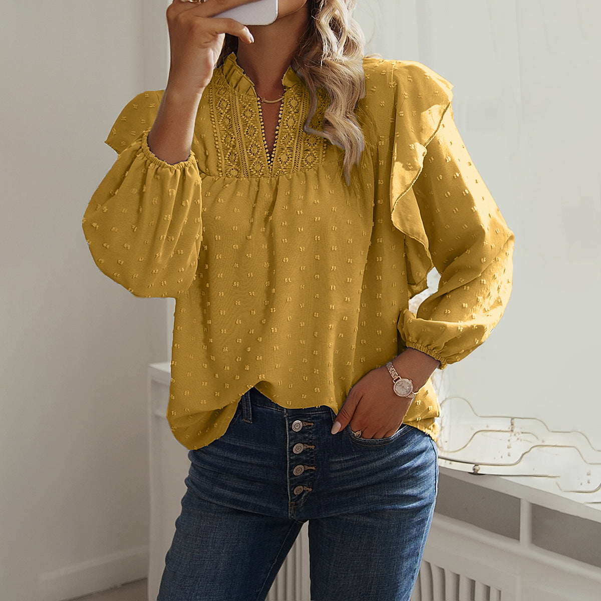 Lunairis Lace Flare Jacket