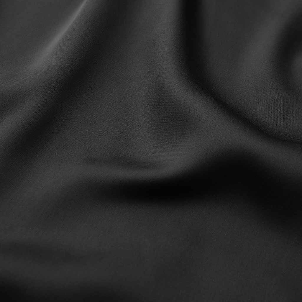 Pure color silk slim dress