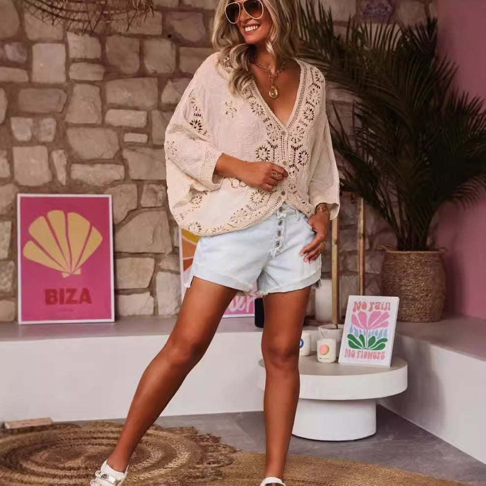 Elisette LaceWhisper Blouse