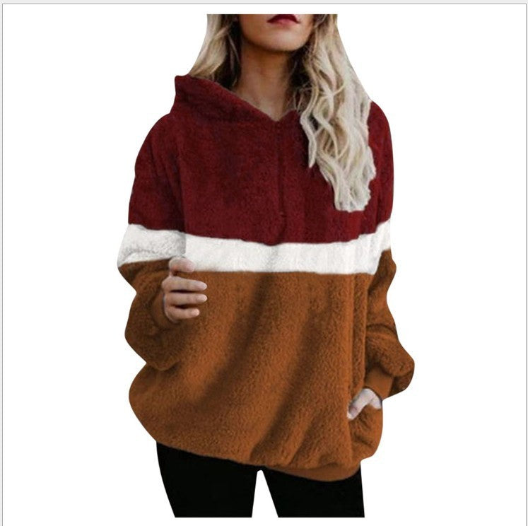 TriTone Hooded Pocket Coat
