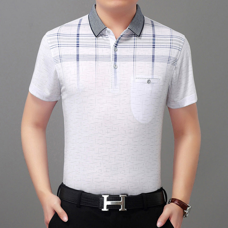 Ice silk short-sleeved t-shirt