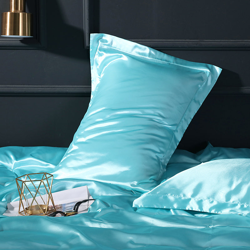 Solid color pillow cover