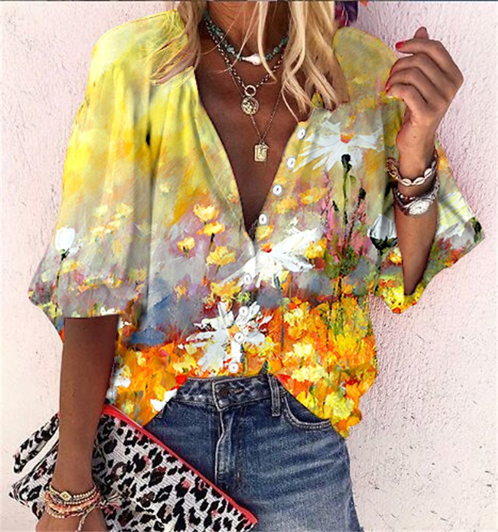 Solvéra Vintage Bloom Shirt