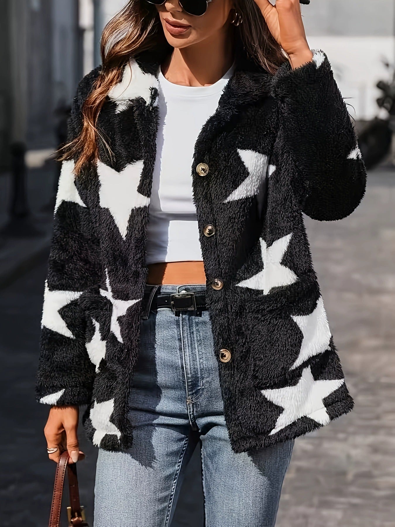 Velvique Reversible Plush Coat