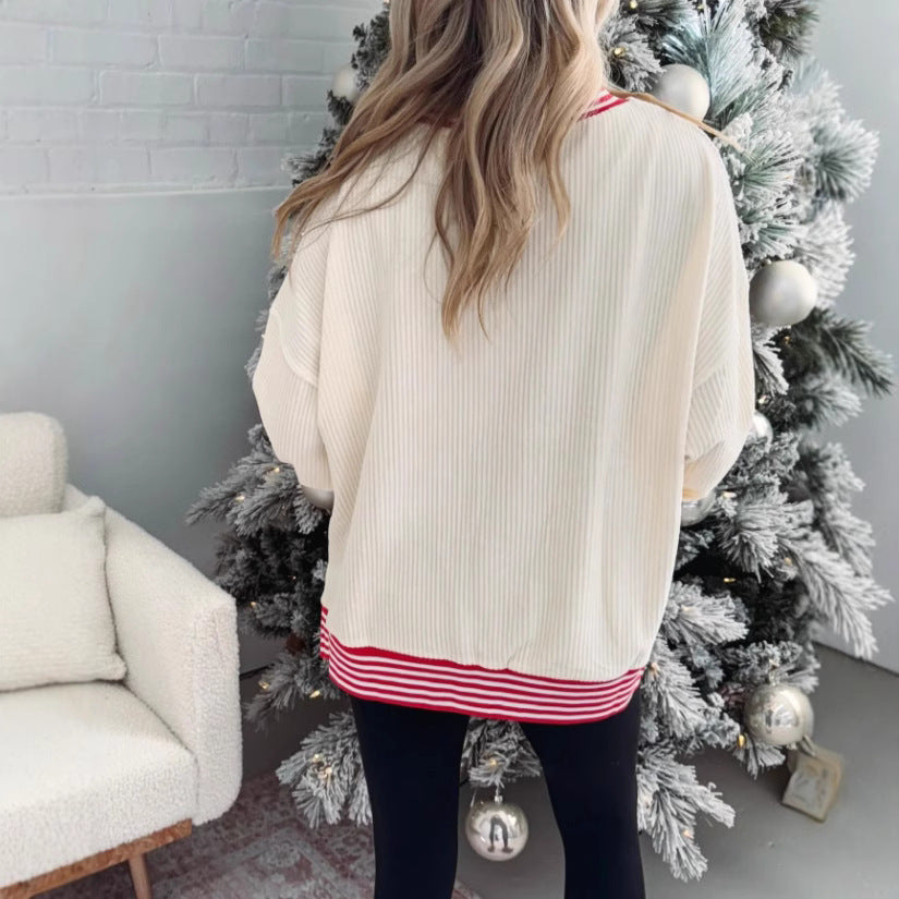 SparkleSkate Santa Sweater