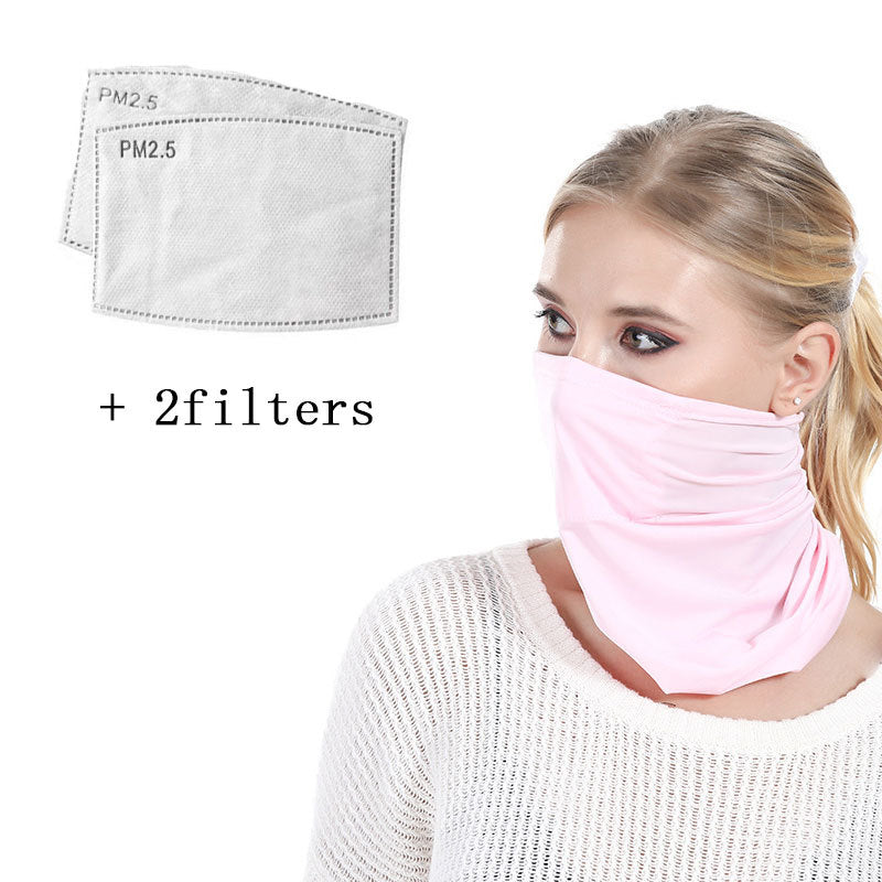 Cycling ice silk magic turban mask