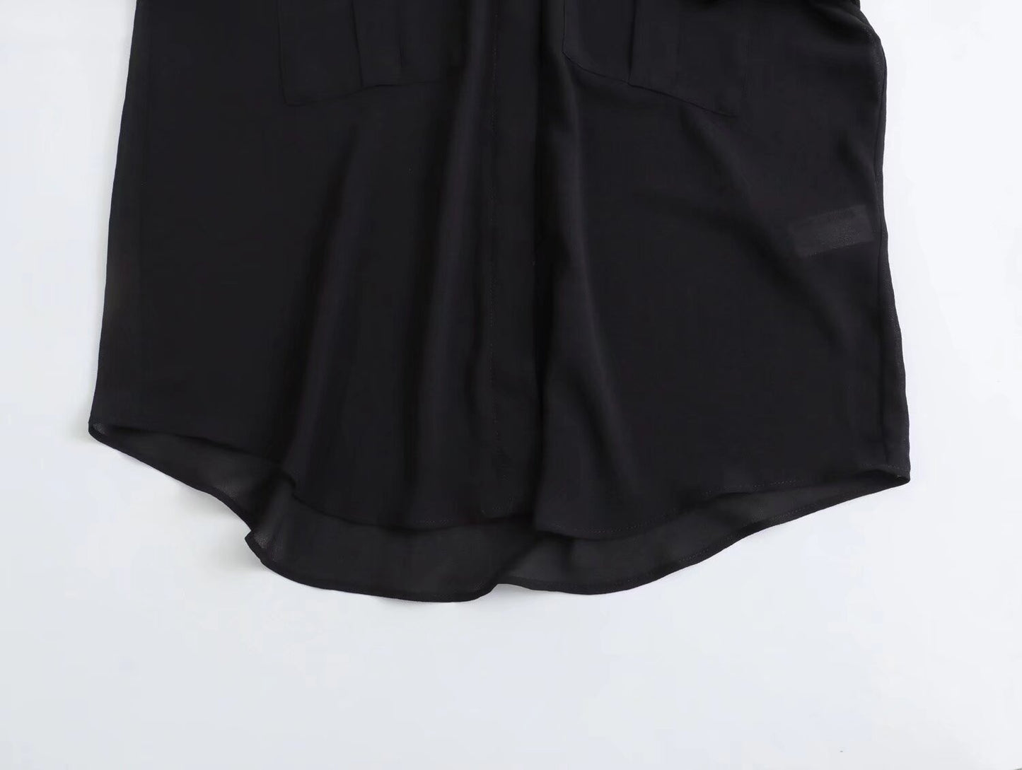 Women's Fashionable All-match Silk Satin Crepe Shirt