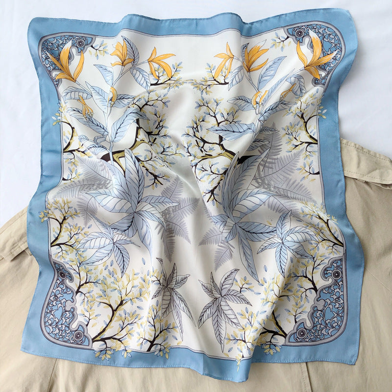 Fashion All-Match Thin Silk Scarf Headband
