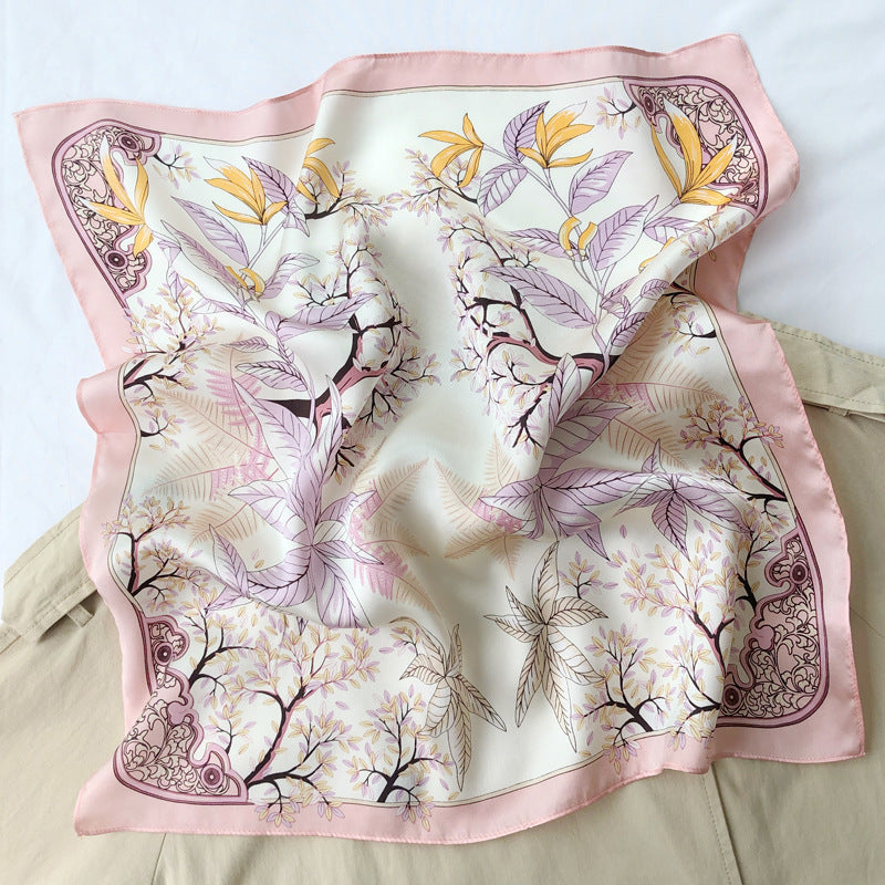 Fashion All-Match Thin Silk Scarf Headband