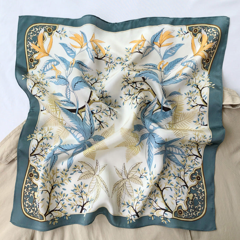 Fashion All-Match Thin Silk Scarf Headband
