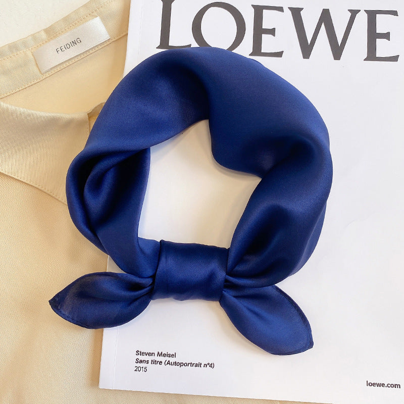 Silk Mulberry Silk Scarf To Protect Cervical Spine Thin Small Square