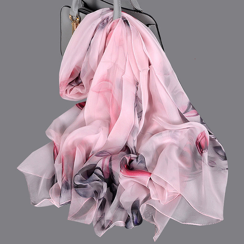 New Style Mulberry Silk Long Silk Scarf