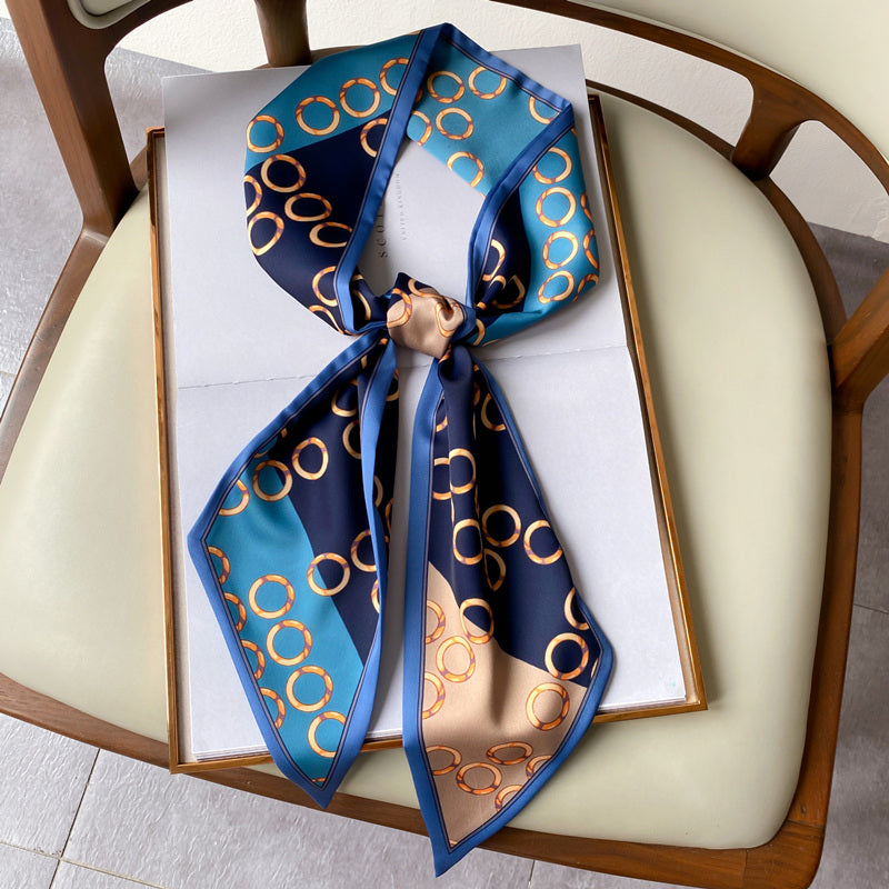 Small Long Ribbon Small Silk Scarf Korean Belt