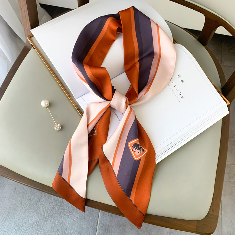 Small Long Ribbon Small Silk Scarf Korean Belt