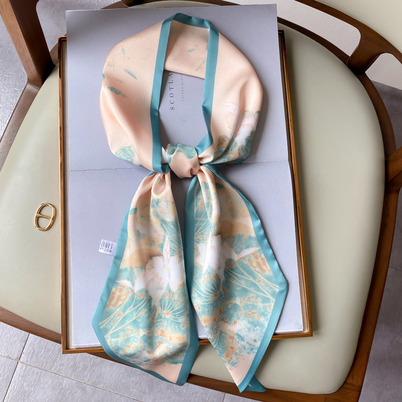 Small Long Ribbon Small Silk Scarf Korean Belt