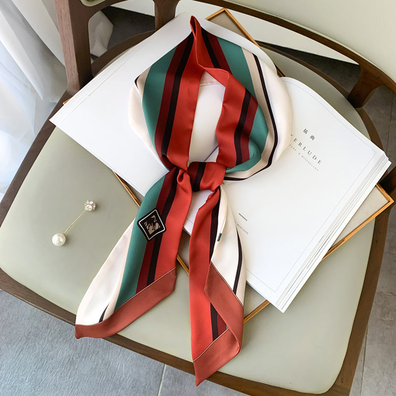 Small Long Ribbon Small Silk Scarf Korean Belt