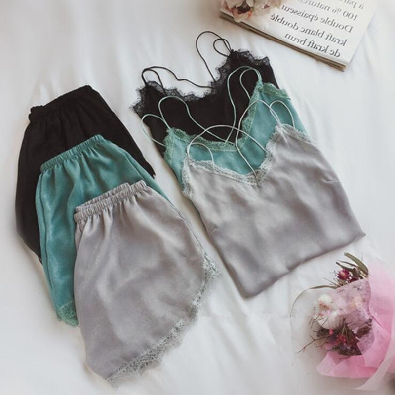 Korean Style Ladies Ice Silk Home Service