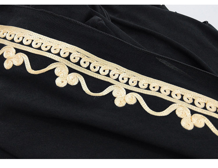 Embroidered Embroidered Dress Ice Silk Robe