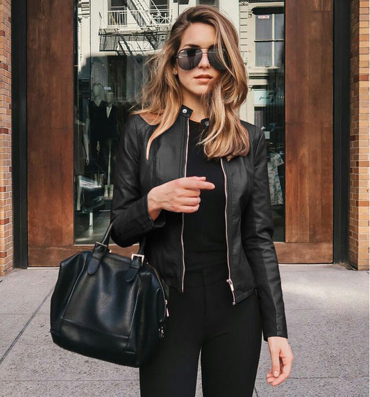 VeraEdge™ LuxeLeather Blazer