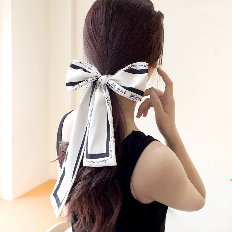 Fashion Printed Women's Silk Scarf Headband