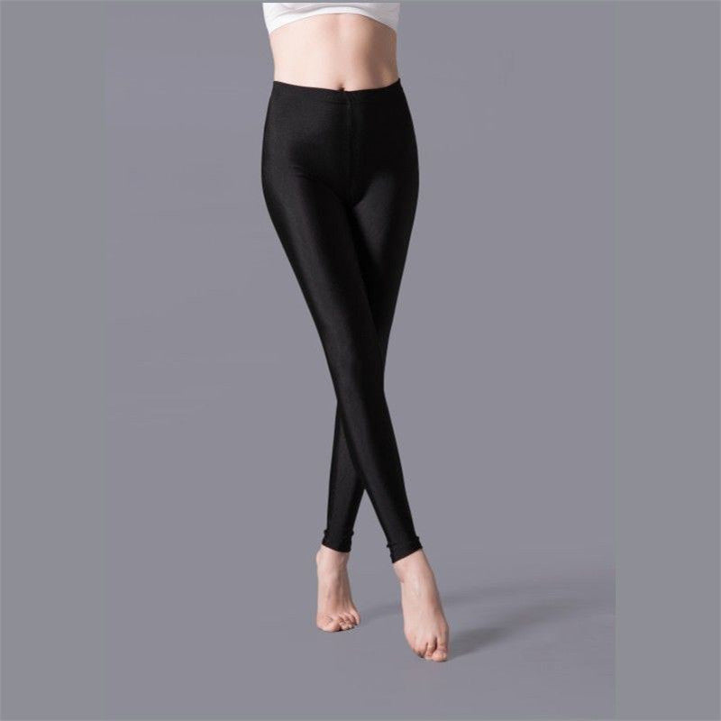 Milk Silk Shiny Pants Outer Wear Leggings Yoga