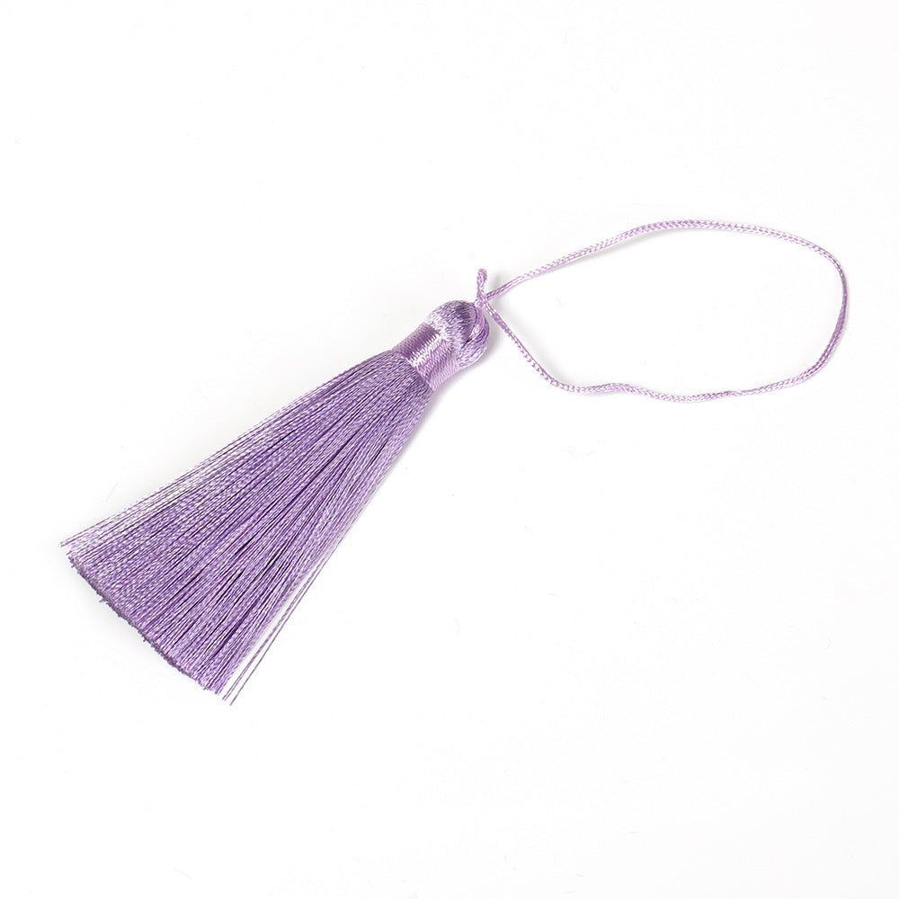 Hanging Ear Classical Fan Pendant Silk Ice Silk Tassel Ornaments