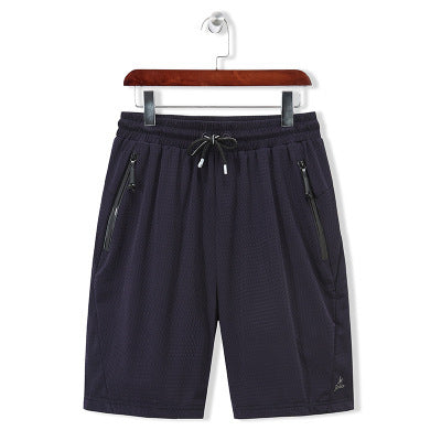 Breathable Ice Silk Mesh Stretch Shorts