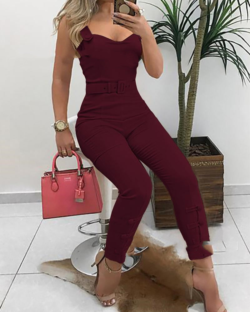 Mariselle Belted SlipSuit